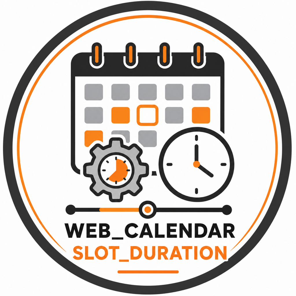 Calendar slot duration